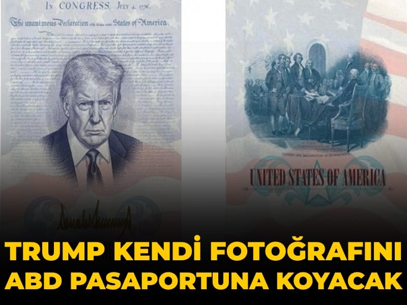 Trump, ABD Pasaportunda Kendi Portresini Taşıyacak